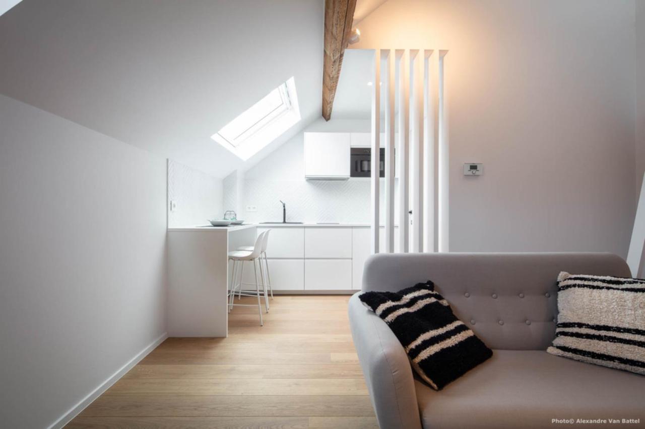 Studios Fully Equipped Near Place Stephanie Bruxelas Exterior foto