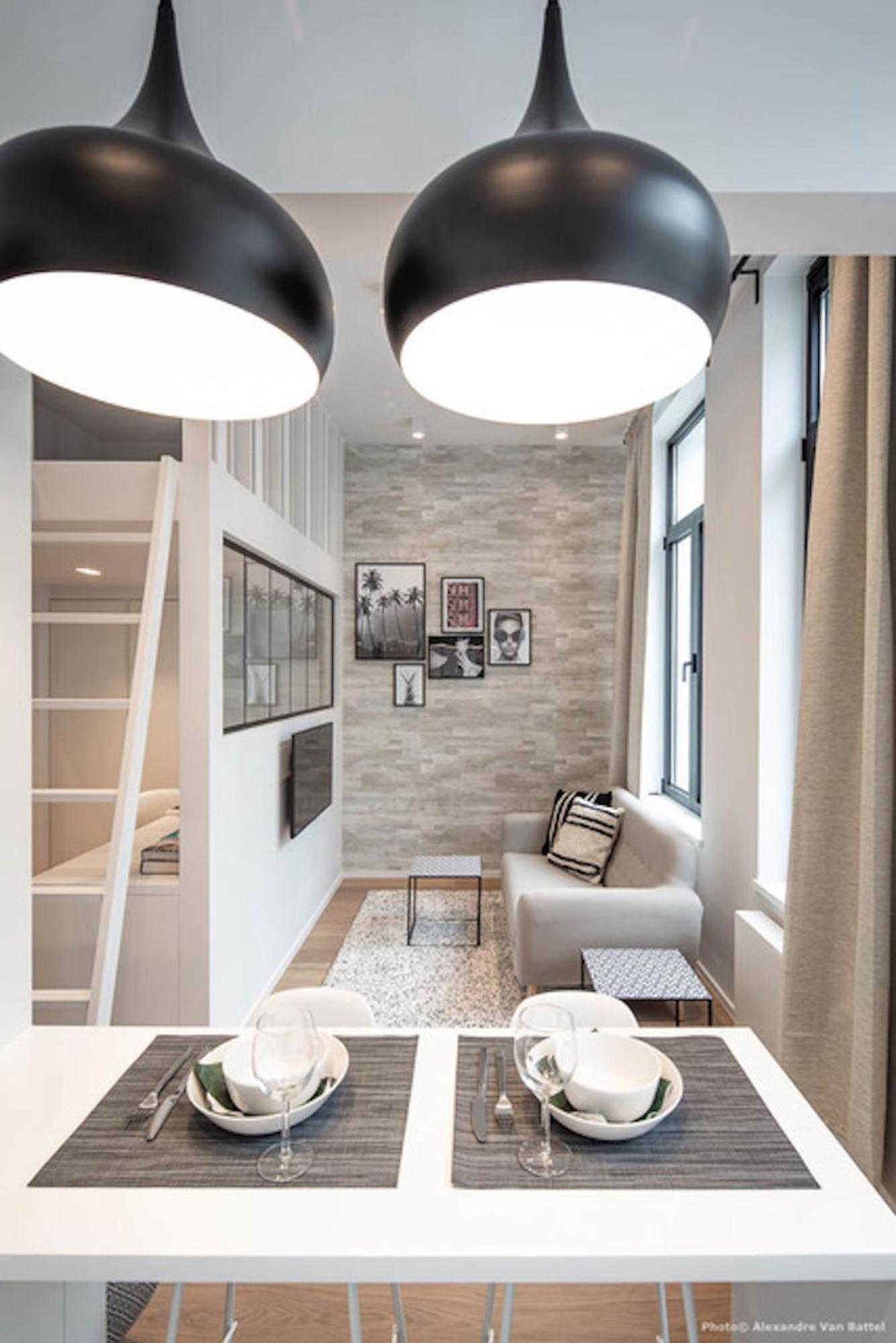 Studios Fully Equipped Near Place Stephanie Bruxelas Exterior foto